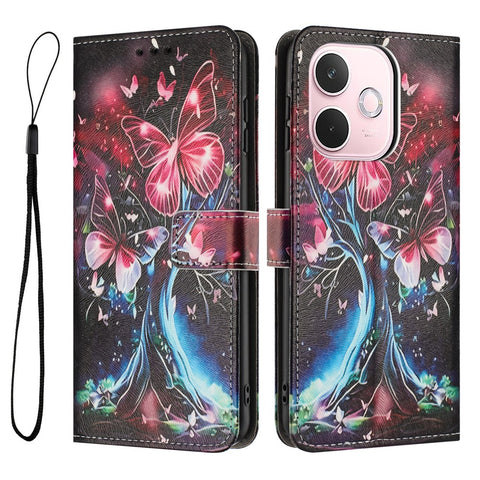 YX-2501 For Oppo A5 Pro 4G (Global) / 5G (Global) / A5 Energy 5G (China) Case Pattern Printing PU Leather Phone Cover