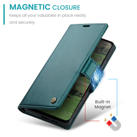CASEME For Oppo Reno13 Pro 5G Case  023 Series RFID Blocking Leather Wallet Stand Phone Cover