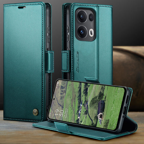 CASEME For Oppo Reno13 Pro 5G Case  023 Series RFID Blocking Leather Wallet Stand Phone Cover
