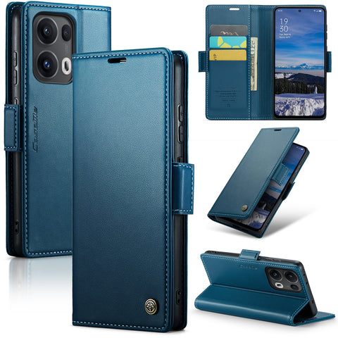 CASEME For Oppo Reno13 Pro 5G Case  023 Series RFID Blocking Leather Wallet Stand Phone Cover