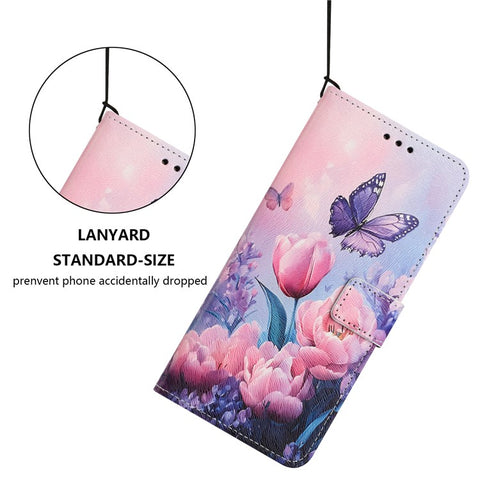 YX-2501 For Google Pixel 10 Pro / 10 / 9 Pro / 9 Case Pattern Printing PU Leather Wallet Phone Cover with Lanyard