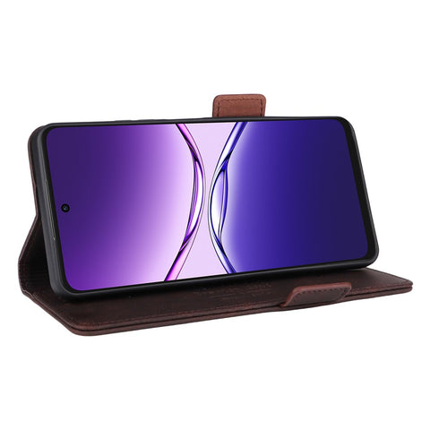 For Oppo A5 Pro 4G (Global) / 5G (Global) / A5 Energy 5G (China) Case Leather Wallet Flip Phone Cover with Hardware Decor