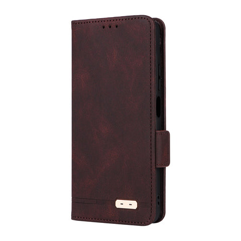 For Oppo A5 Pro 4G (Global) / 5G (Global) / A5 Energy 5G (China) Case Leather Wallet Flip Phone Cover with Hardware Decor