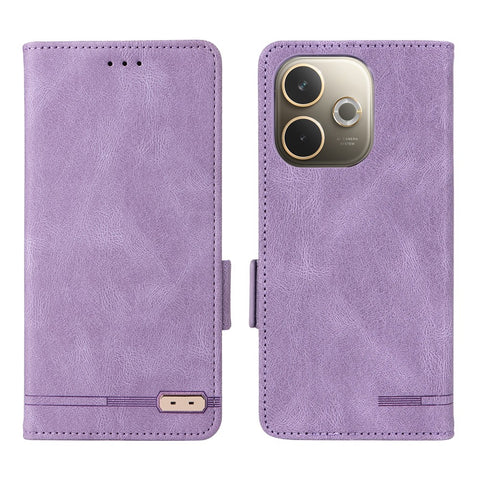 For Oppo A5 Pro 4G (Global) / 5G (Global) / A5 Energy 5G (China) Case Leather Wallet Flip Phone Cover with Hardware Decor