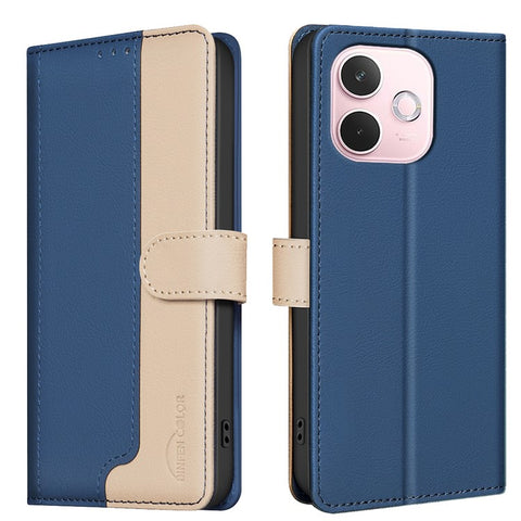 BINFEN COLOR BF33 For Oppo A5 Pro 4G (Global) / 5G (Global) / A5 Energy 5G (China) Leather Case RFID Blocking Wallet Stand Phone Cover