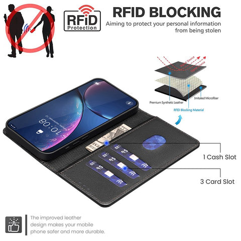 BINFEN COLOR BF32 For Oppo A5 Pro 4G (Global) / 5G (Global) / A5 Energy 5G (China) Leather Case Wallet RFID Blocking Phone Cover