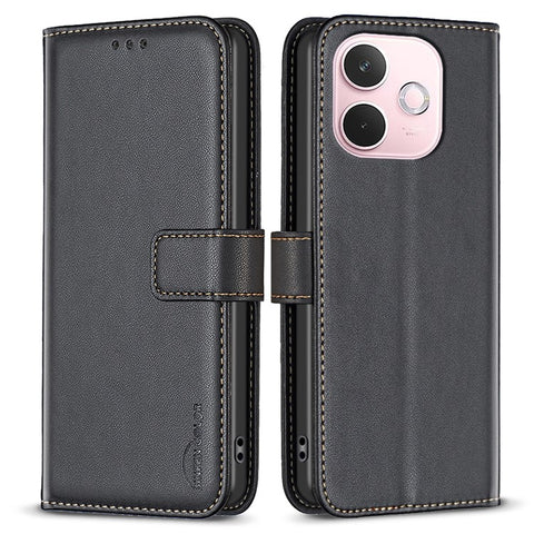 BINFEN COLOR BF17 For Oppo A5 Pro 4G (Global) / 5G (Global) / A5 Energy 5G (China) Case Wallet Folio Flip Leather Cover