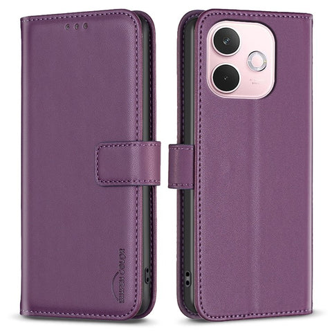 BINFEN COLOR BF17 For Oppo A5 Pro 4G (Global) / 5G (Global) / A5 Energy 5G (China) Case Wallet Folio Flip Leather Cover