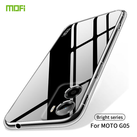 MOFI For Motorola Moto E15 4G / Motorola Moto G05 4G Clear Phone Case  Ultra-Thin TPU Phone Back Cover