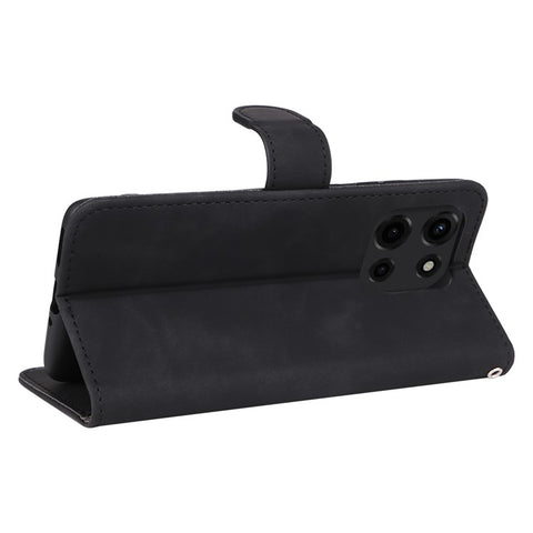 For Motorola Edge 60 5G / 60 Fusion 5G Leather Case Skin Feel Anti Drop Wallet Flip Phone Cover