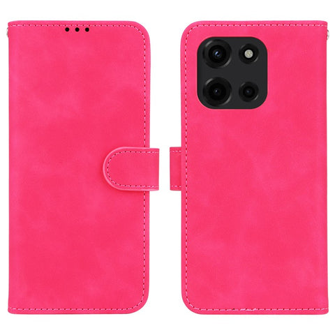For Motorola Edge 60 5G / 60 Fusion 5G Leather Case Skin Feel Anti Drop Wallet Flip Phone Cover