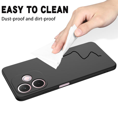 For Oppo A5 Pro 4G (Global) / 5G (Global) / A5 Energy 5G (China) Liquid Silicone Case Phone Back Cover with Hand Strap