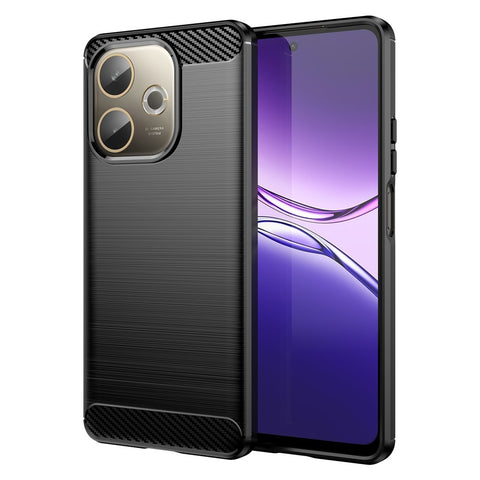 For Oppo A5 Pro 4G (Global) / 5G (Global) / A5 Energy 5G (China) Case Protective Phone Cover Carbon Fiber Texture Brushed
