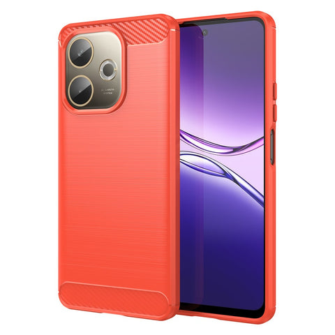 For Oppo A5 Pro 4G (Global) / 5G (Global) / A5 Energy 5G (China) Case Protective Phone Cover Carbon Fiber Texture Brushed