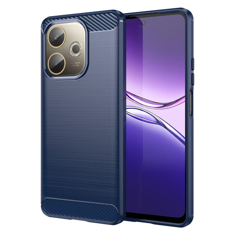 For Oppo A5 Pro 4G (Global) / 5G (Global) / A5 Energy 5G (China) Case Protective Phone Cover Carbon Fiber Texture Brushed