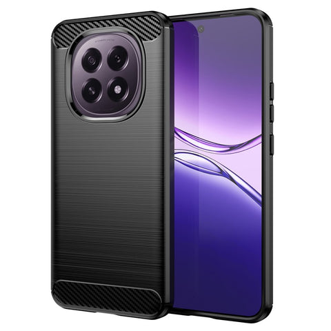 For Oppo F29 5G Case Protective Phone Cover Carbon Fiber Texture Brushed