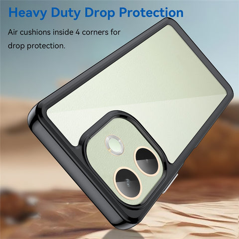 For Oppo A5 Pro 4G (Global) / 5G (Global) / A5 Energy 5G (China) Case TPU + Acrylic Protective Clear Phone Cover