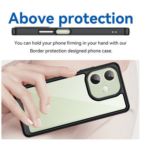 For Oppo A5 Pro 4G (Global) / 5G (Global) / A5 Energy 5G (China) Case TPU + Acrylic Protective Clear Phone Cover