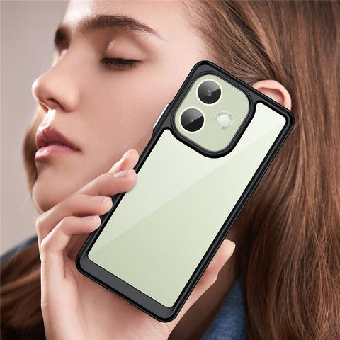 For Oppo A5 Pro 4G (Global) / 5G (Global) / A5 Energy 5G (China) Case TPU + Acrylic Protective Clear Phone Cover
