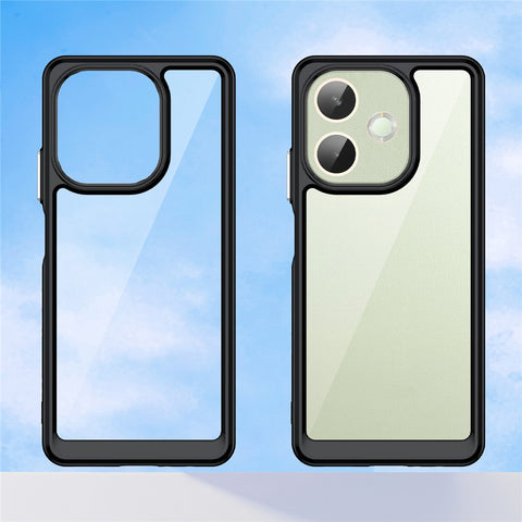 For Oppo A5 Pro 4G (Global) / 5G (Global) / A5 Energy 5G (China) Case TPU + Acrylic Protective Clear Phone Cover