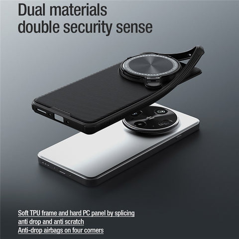 NILLKIN Camshield Prop Magnetic Series for Oppo Find X8 Ultra 5G Magnetic Case PC + TPU Phone Cover with Camera Cover