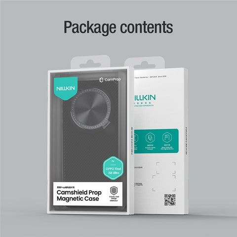 NILLKIN Camshield Prop Magnetic Series for Oppo Find X8 Ultra 5G Magnetic Case PC + TPU Phone Cover with Camera Cover