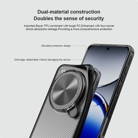 NILLKIN Camshield Prop Series for Oppo Find X8 Ultra 5G Case Translucent Slide Camera Protection PC + TPU Phone Cover