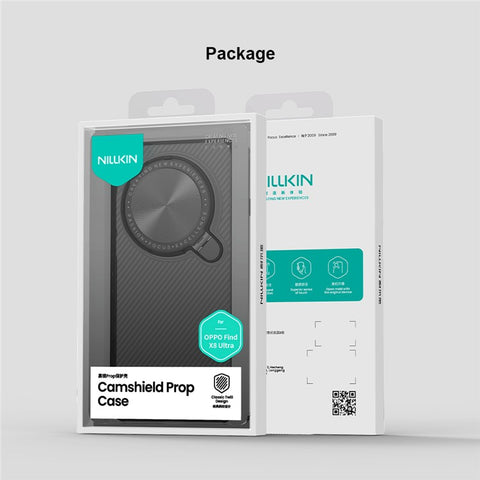 NILLKIN Camshield Prop Series for Oppo Find X8 Ultra 5G Case Translucent Slide Camera Protection PC + TPU Phone Cover