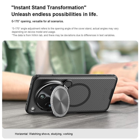 NILLKIN Camshield Prop Magnetic Translucent Series For Oppo Find X8 Ultra 5G Magnetic Case TPU+PC Phone Cover with Camera Lid
