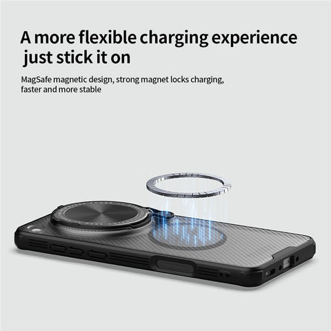 NILLKIN Camshield Prop Magnetic Translucent Series For Oppo Find X8 Ultra 5G Magnetic Case TPU+PC Phone Cover with Camera Lid