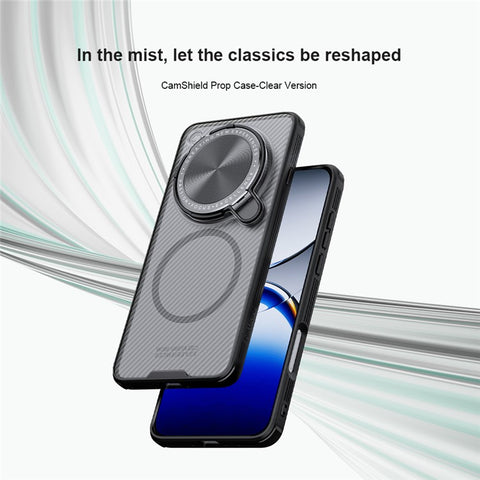 NILLKIN Camshield Prop Magnetic Translucent Series For Oppo Find X8 Ultra 5G Magnetic Case TPU+PC Phone Cover with Camera Lid