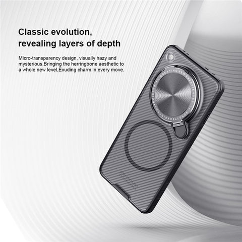 NILLKIN Camshield Prop Magnetic Translucent Series For Oppo Find X8 Ultra 5G Magnetic Case TPU+PC Phone Cover with Camera Lid