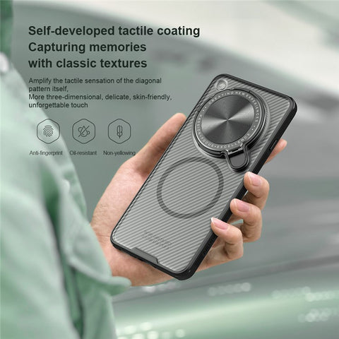 NILLKIN Camshield Prop Magnetic Translucent Series For Oppo Find X8 Ultra 5G Magnetic Case TPU+PC Phone Cover with Camera Lid