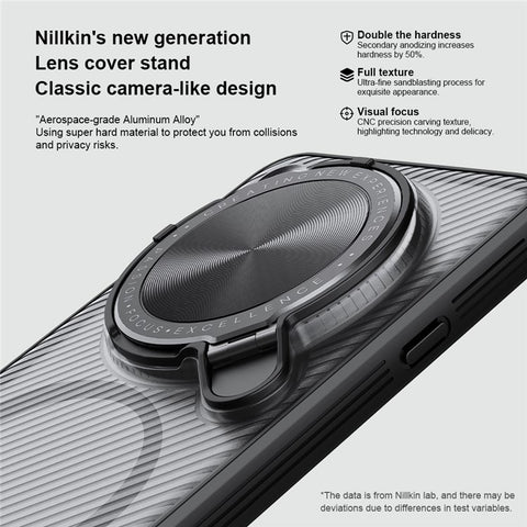 NILLKIN Camshield Prop Magnetic Translucent Series For Oppo Find X8 Ultra 5G Magnetic Case TPU+PC Phone Cover with Camera Lid