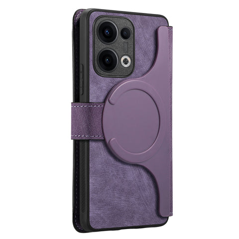 CASENEO For Oppo Reno13 5G (Global) Magnetic Case  Detachable Leather Phone Wallet Cover