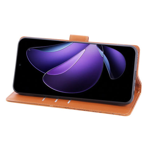 For Oppo Reno13 F 5G (Reno 13 FS 5G) / 4G Case Rose Flower PU Leather Wallet Phone Cover with 3 Card Slots