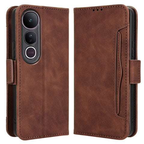 For vivo V50 Lite 5G  /  4G Leather Case Phone Wallet Cover with Multiple Card Slots