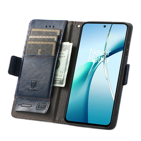 CASENEO For Oppo Reno13 5G (Global) Phone Cases  PU Leather Cover Stand with RFID Blocking Wallet