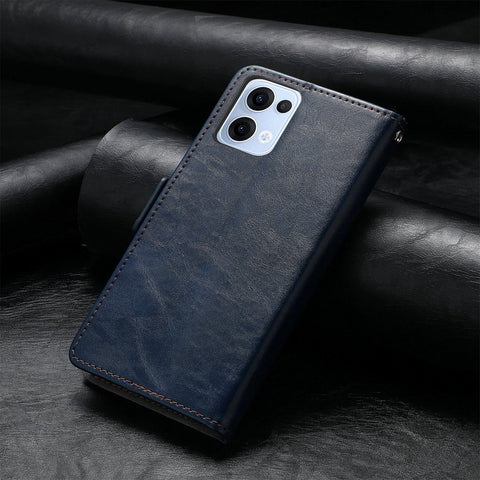 CASENEO For Oppo Reno13 5G (Global) Phone Cases  PU Leather Cover Stand with RFID Blocking Wallet