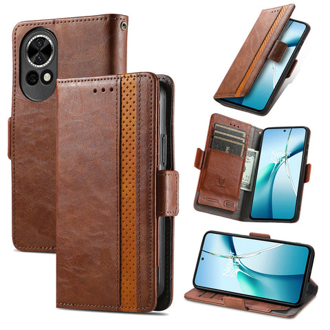 CASENEO For Huawei nova 13 5G Phone Cases  PU Leather Cover Stand with RFID Blocking Wallet