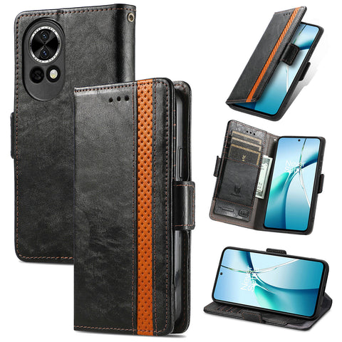 CASENEO For Huawei nova 13 5G Phone Cases  PU Leather Cover Stand with RFID Blocking Wallet
