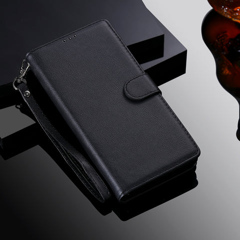 For Samsung Galaxy S25 Edge Case 2 in 1 Detachable Magnetic Leather Wallet Mobile Cover with Strap