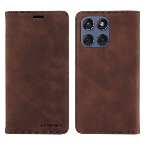 BETOPNICE For Motorola Edge 60 5G / 60 Fusion 5G / 60 Pro 5G / Edge (2025) 5G Case  RFID Blocking Wallet Stand Leather Phone Cover