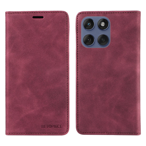 BETOPNICE For Motorola Edge 60 5G / 60 Fusion 5G / 60 Pro 5G / Edge (2025) 5G Case  RFID Blocking Wallet Stand Leather Phone Cover