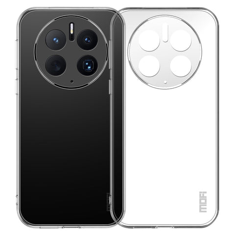 MOFI for Huawei Mate 50 Pro 4G Shockproof TPU Shell, Clear Crystal Not-Yellowing Case Protective Phone Cover