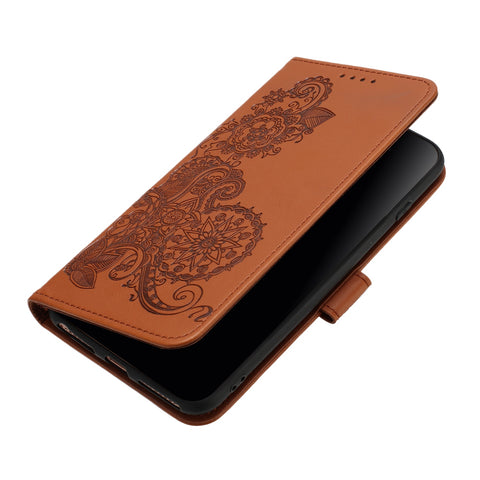 For Motorola Moto G Play 5G (2024) / Motorola Moto G 5G (2024) Phone Cases Mandala Flower Leather Wallet Mobile Cover with Strap