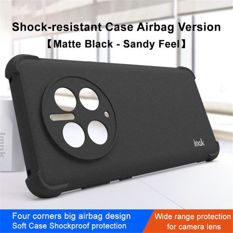 IMAK For Huawei Mate 50 Pro 4G Matte Phone Case Four Corner Airbag Shockproof Matte TPU Protective Cover