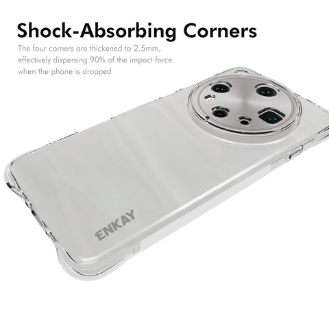ENKAY HAT PRINCE For Oppo Find X8 Ultra 5G Clear Phone Case   Shockproof Anti-slip TPU Cover