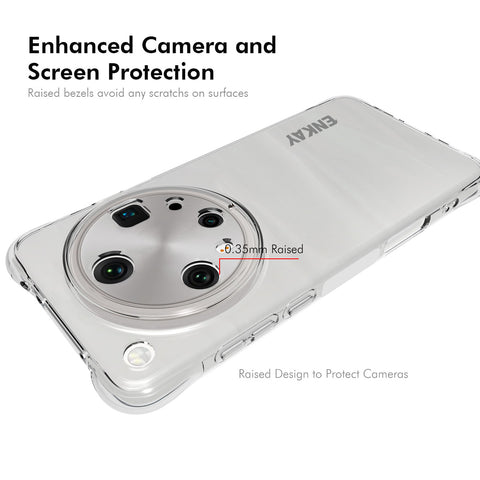 ENKAY HAT PRINCE For Oppo Find X8 Ultra 5G Clear Phone Case   Shockproof Anti-slip TPU Cover