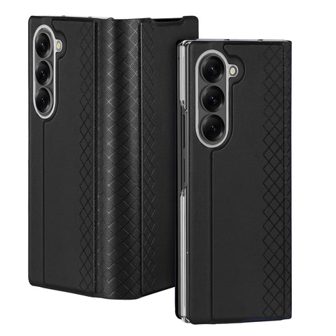 DUX DUCIS For Samsung Galaxy Z Fold7 5G Case  Bril Series Leather+PC Phone Cover with Stand